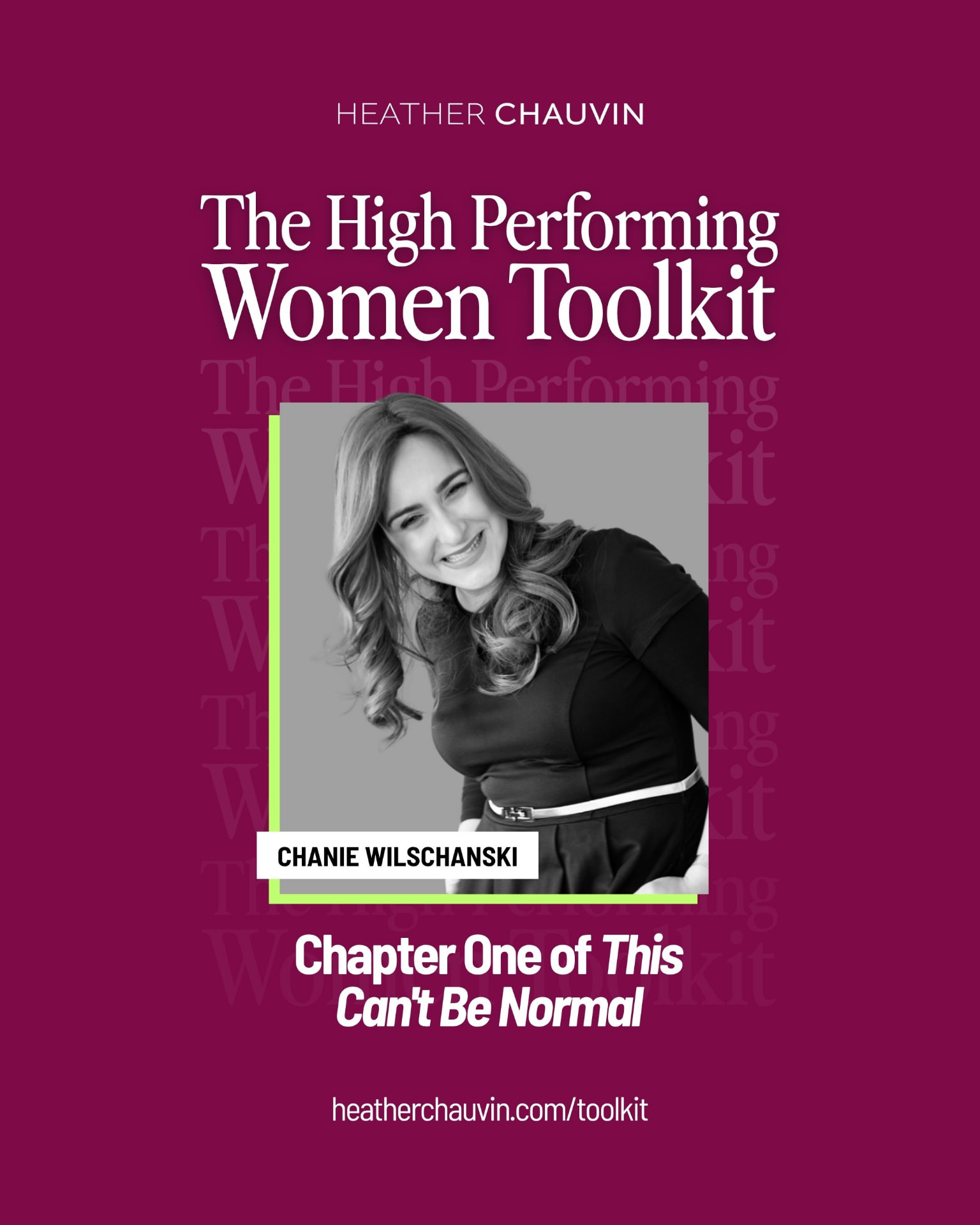 Chanie Wilschanski, This Can't Be Normal — Chapter One