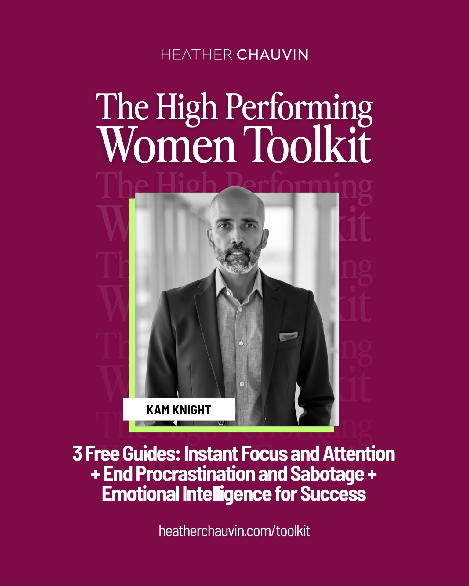 Kam Knight, 3 Free Guides